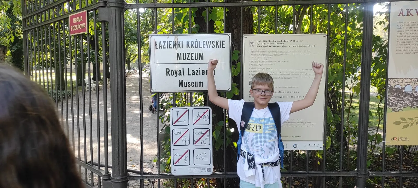 Gra terenowa w Parku Łazienkowskim