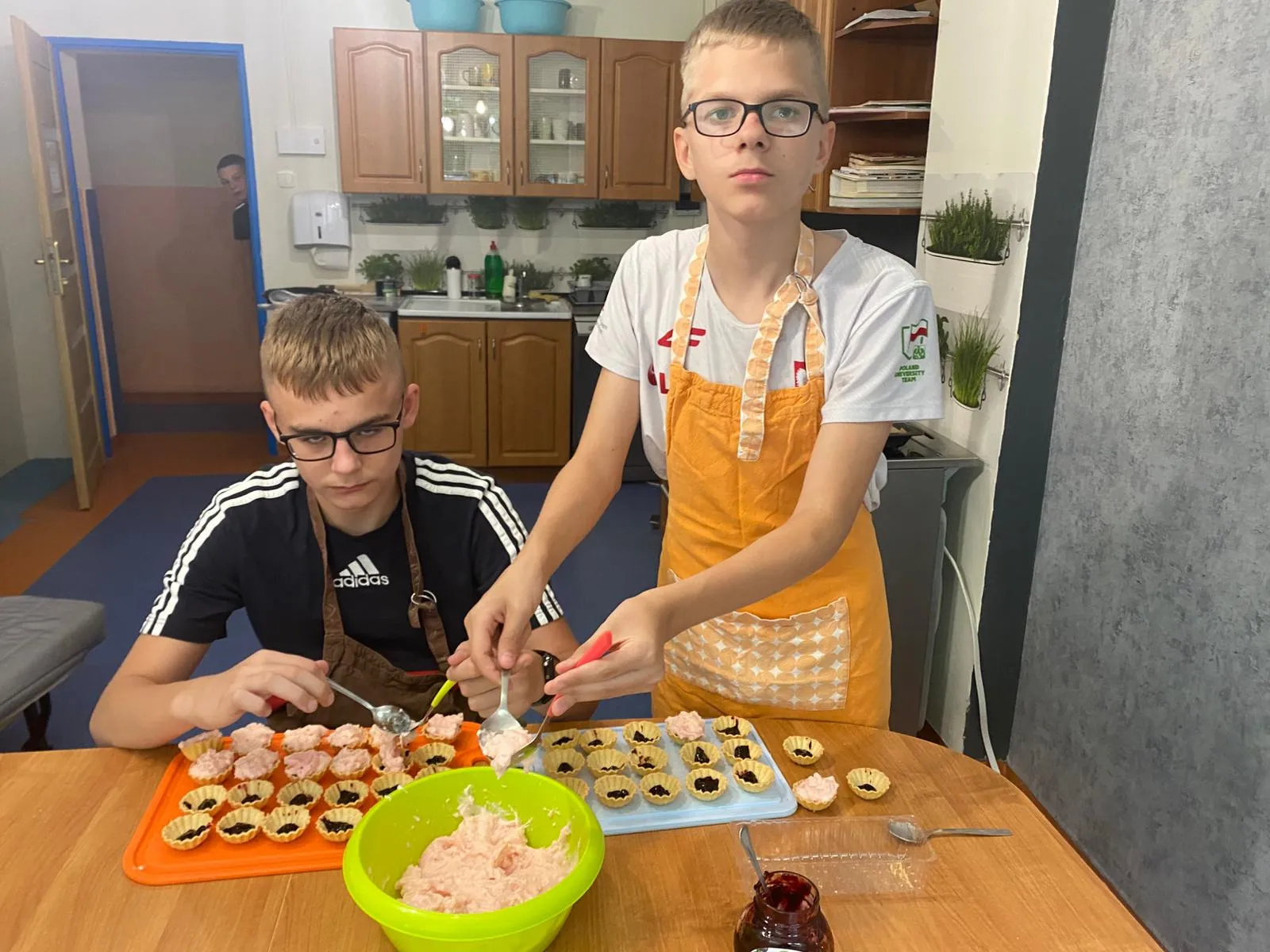 Czwartkowe zajęcia kulinarne w pierwszej grupie pod wodzą pani Uli