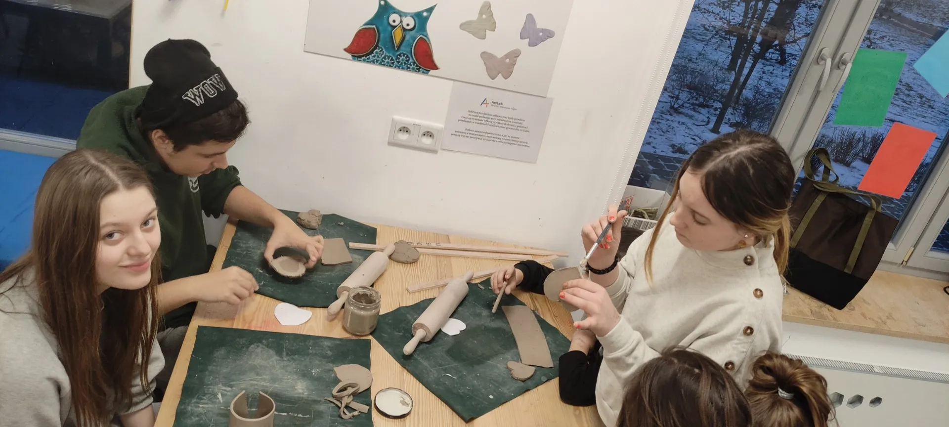 Tworzenie serc w ArtLab Centrum Wspierania Rodzin