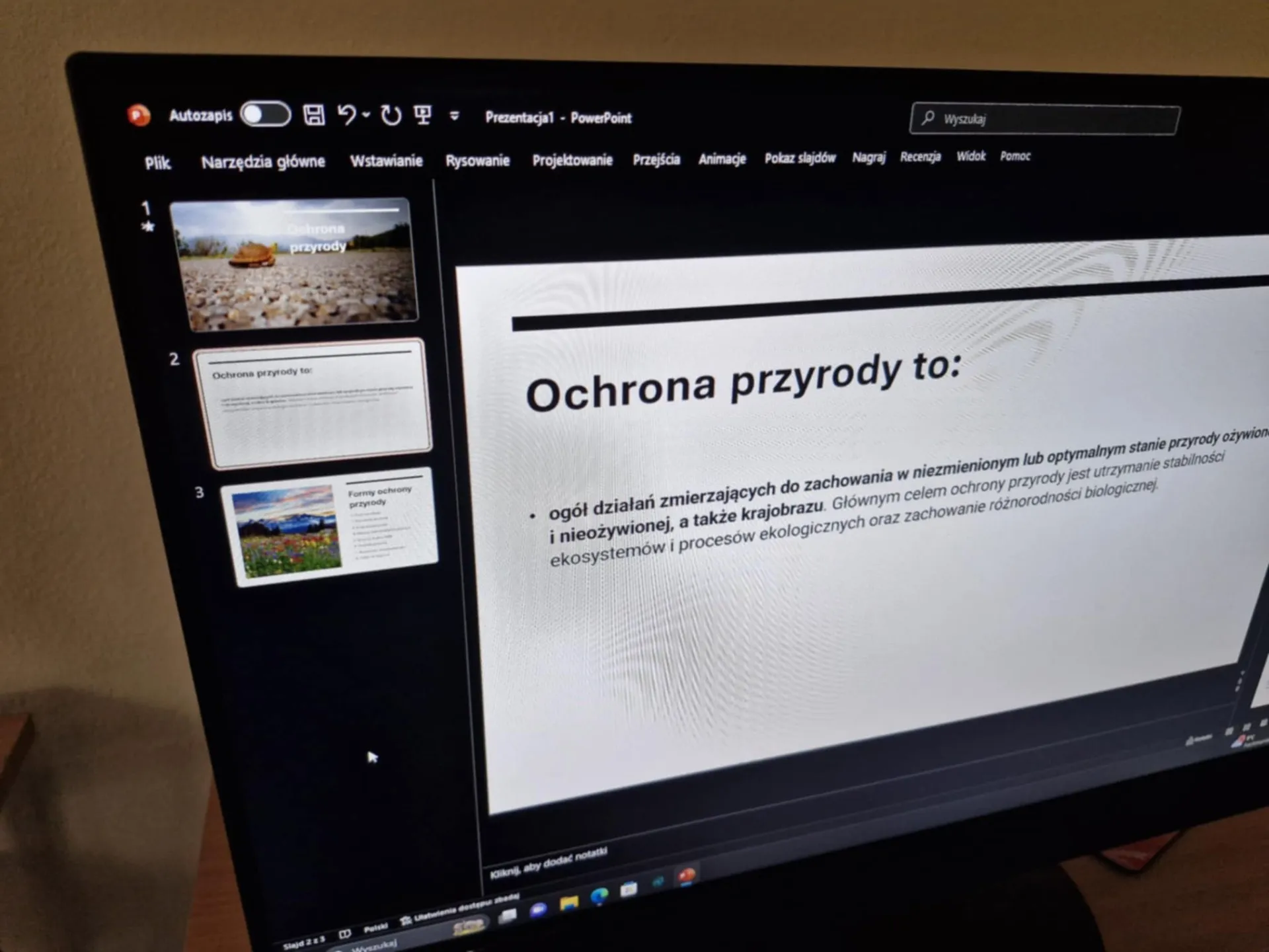 Uczniowie klas 5 i 7 w naszym ośrodku uczestniczyli w zajęciach z form ochrony przyrody