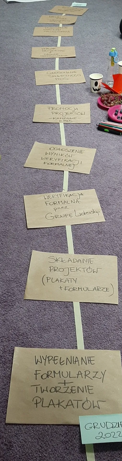 Uczniowie w trakcie warsztatów PoMosTy