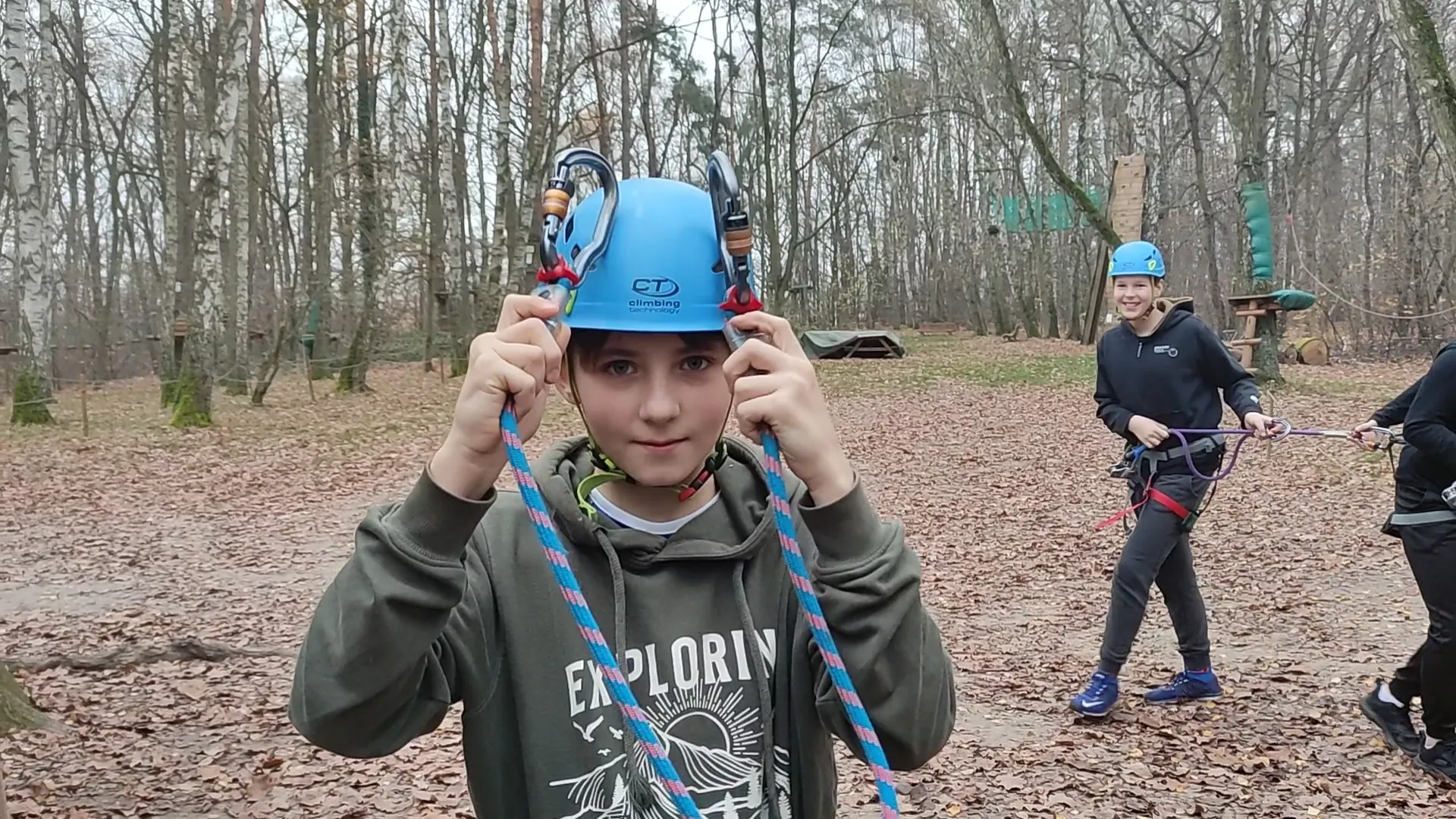 Wizyta uczniów w Parku linowym w Powsinie