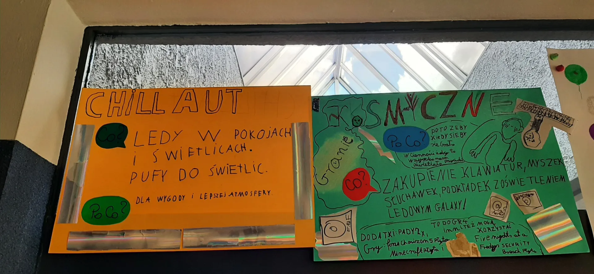 Plakaty projektów "pomostowych"