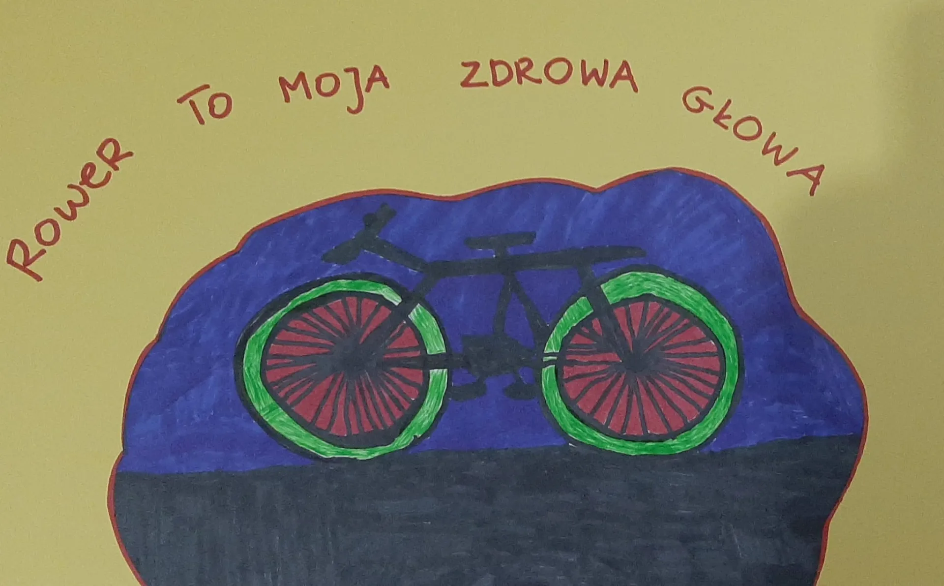Prace konkursu plastycznego "Zdrowie w mojej głowie" 
