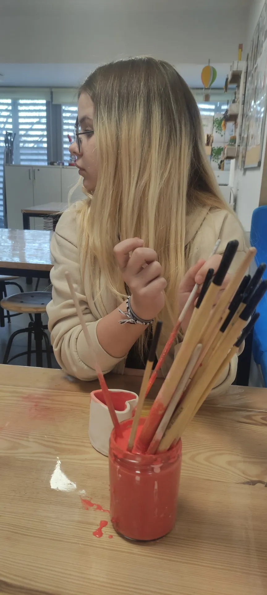Tworzenie serc w ArtLab Centrum Wspierania Rodzin